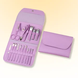 Professional 16 Pcs 1Set Manicure & Pedicure Nail Care Kit