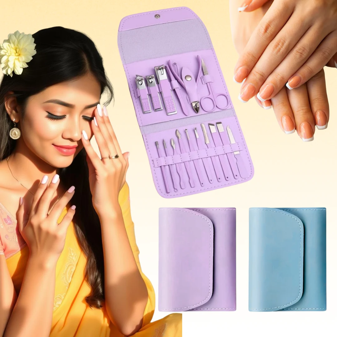 professional 16pcs stainless steel manicure and pedicure kit in bd Professional 16 Pcs 1Set Manicure & Pedicure Nail Care Kit